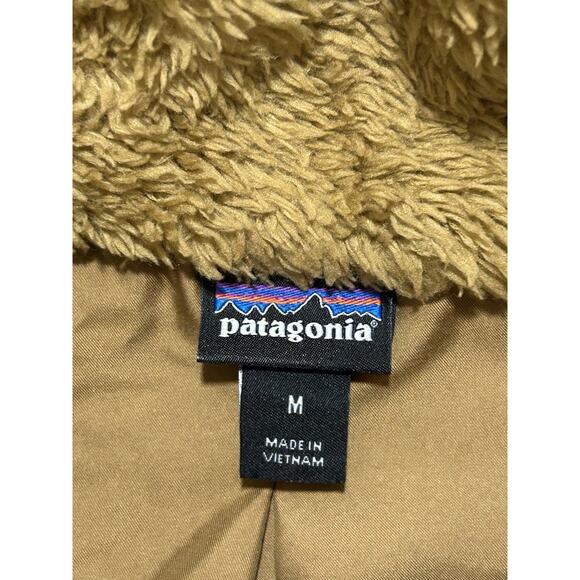 Patagonia Women's Los Gatos Fuzzy Sherpa Fleece Vest Jacket Size Medium Brown - Picture 4 of 9